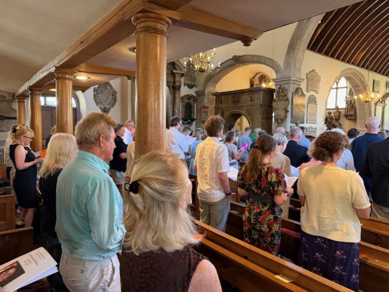 Celebrating the life of Minty Clinch at Chelsea Old Church, Wednesday 24th June 2026. Image © PlanetSKI.